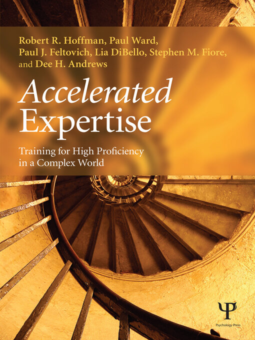 Title details for Accelerated Expertise by Robert R. Hoffman - Wait list